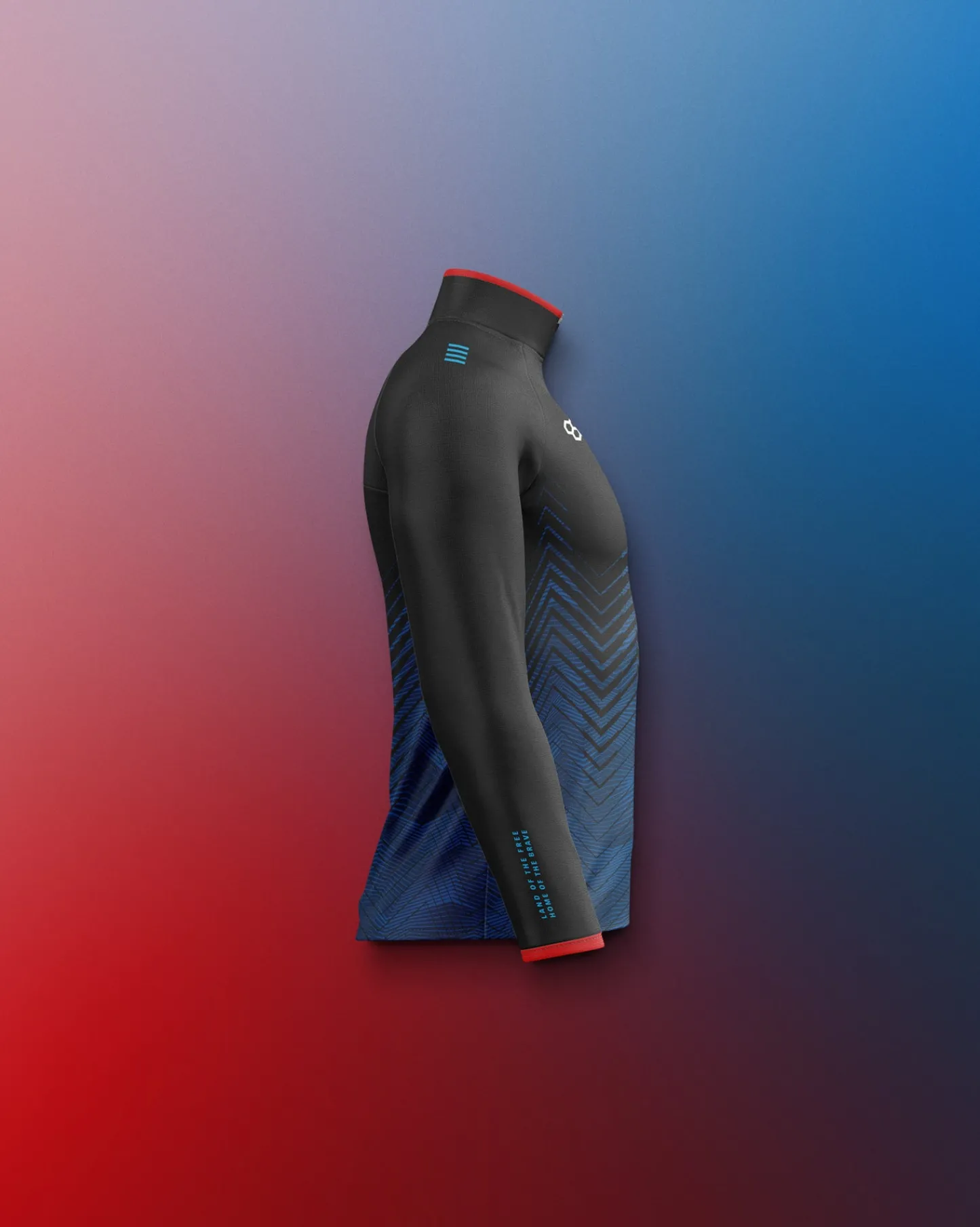 Jackets & 1/4 Zips>RUDIS USAW Youth Sublimated 1/4 Zip Navy