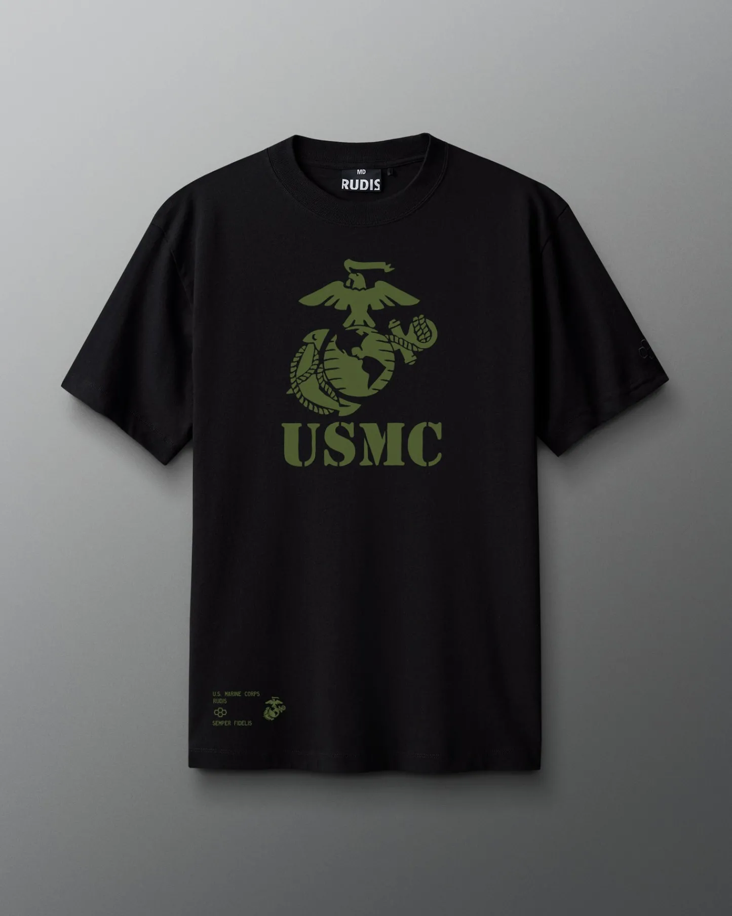 Shirts & Tees|Shirts & Tees>RUDIS USMC Logo T-Shirt Bone