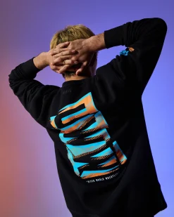 Hoodies & Pullovers|Hoodies & Pullovers>RUDIS UWW Abstract Comfort Fleece Crewneck Black