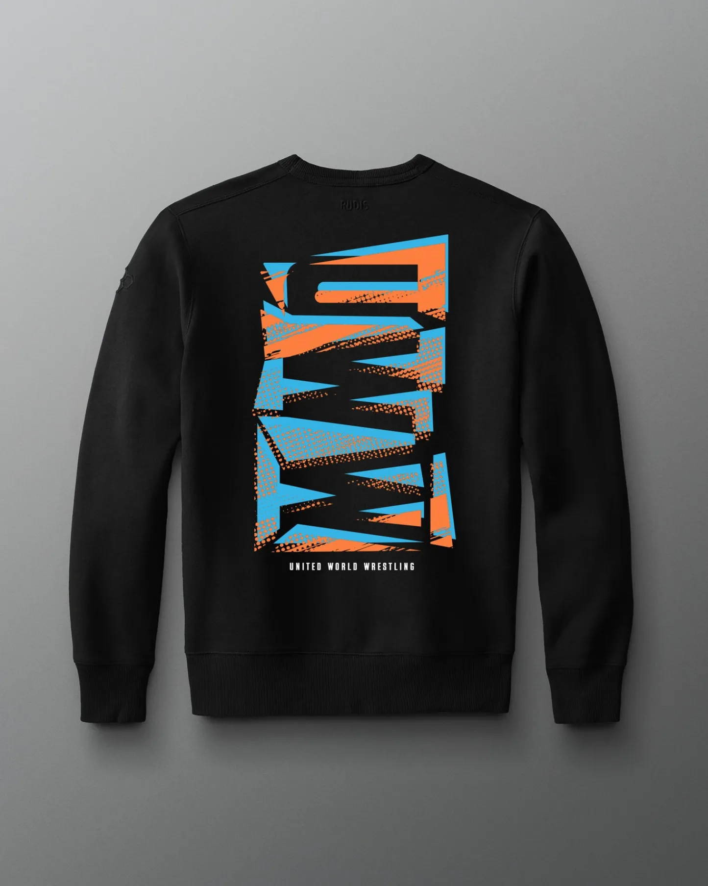Hoodies & Pullovers|Hoodies & Pullovers>RUDIS UWW Abstract Comfort Fleece Crewneck Black