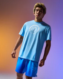 Shirts & Tees|Shirts & Tees>RUDIS UWW Abstract Emblem Elite Super Soft T-Shirt Light Blue
