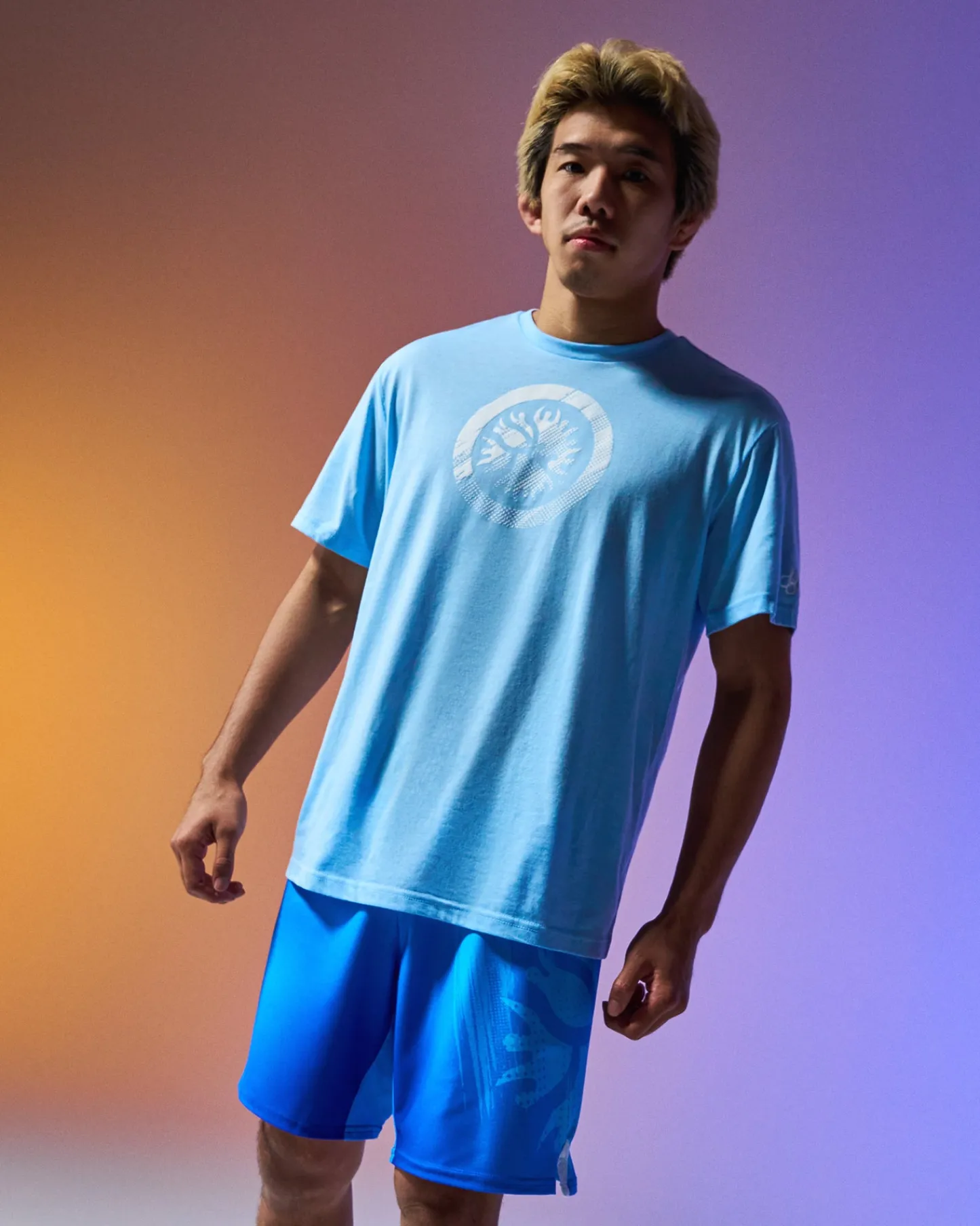 Shirts & Tees|Shirts & Tees>RUDIS UWW Abstract Emblem Elite Super Soft T-Shirt Light Blue