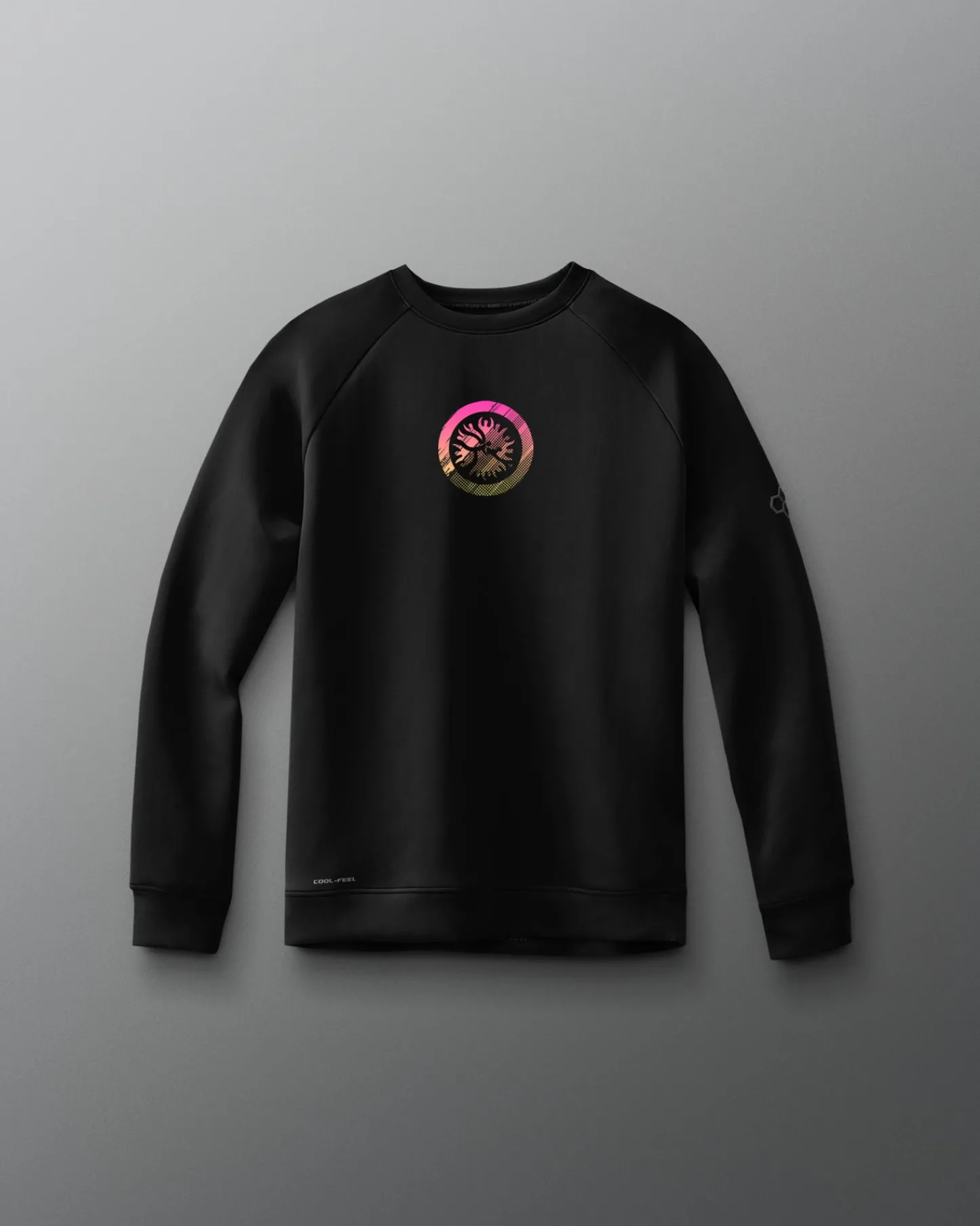 Hoodies & Pullovers>RUDIS UWW Abstract Emblem Youth Cool-Feel Crewneck