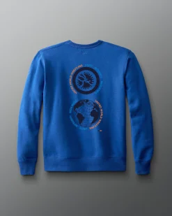 Hoodies & Pullovers|Hoodies & Pullovers>RUDIS UWW Globe Comfort Fleece Crewneck Royal