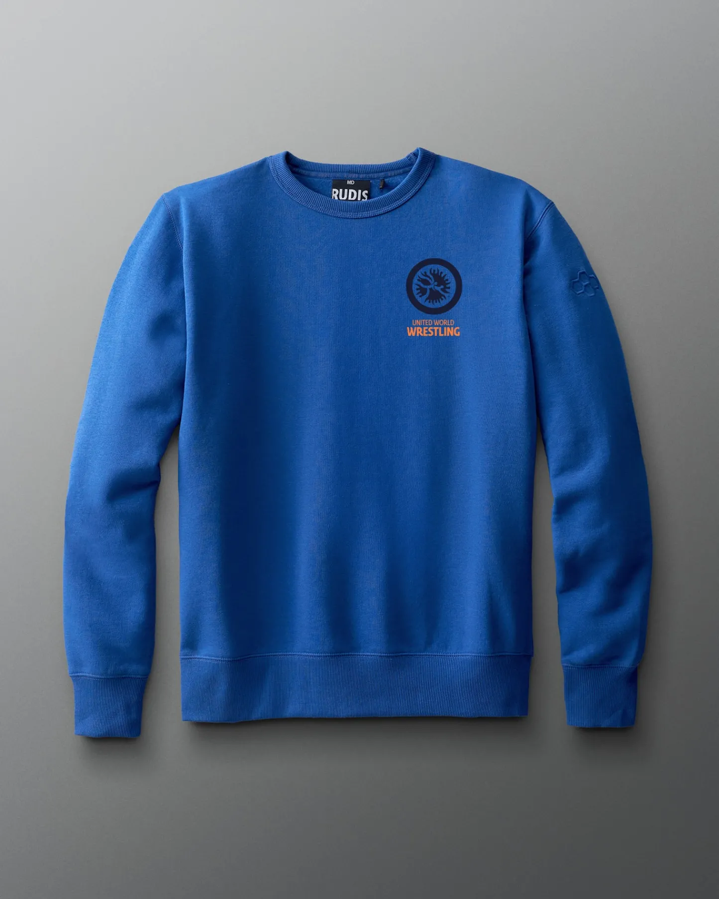 Hoodies & Pullovers|Hoodies & Pullovers>RUDIS UWW Globe Comfort Fleece Crewneck Royal