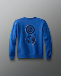 Hoodies & Pullovers>RUDIS UWW Globe Youth Comfort Fleece Crewneck Royal