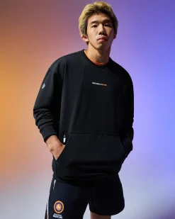 Hoodies & Pullovers|Hoodies & Pullovers>RUDIS UWW Luxe Terry Crewneck Black