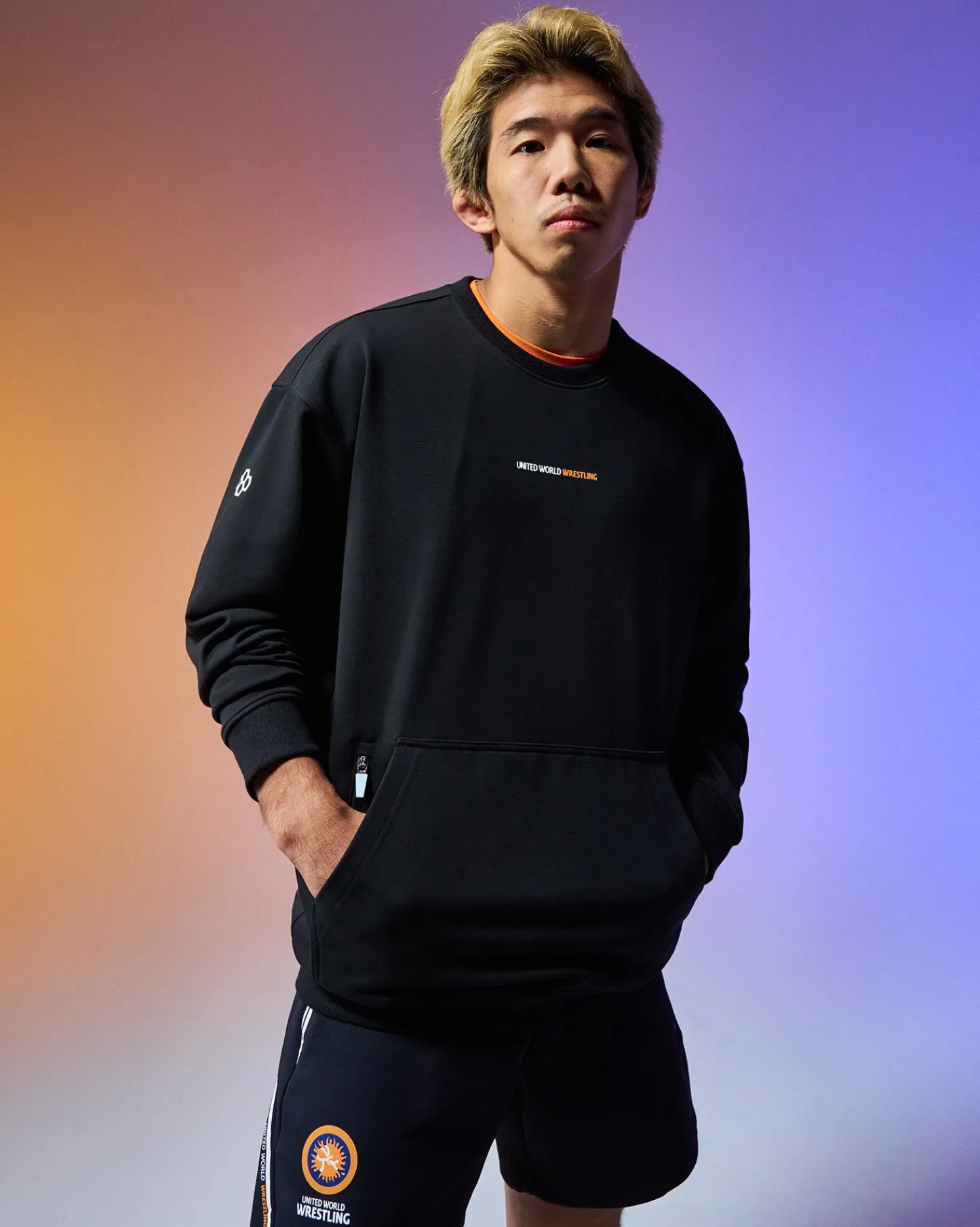 Hoodies & Pullovers|Hoodies & Pullovers>RUDIS UWW Luxe Terry Crewneck Black