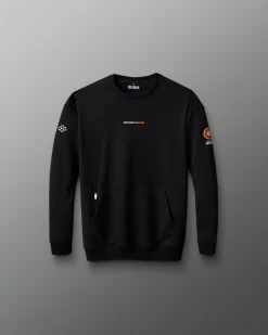Hoodies & Pullovers>RUDIS UWW Luxe Terry Youth Crewneck Black