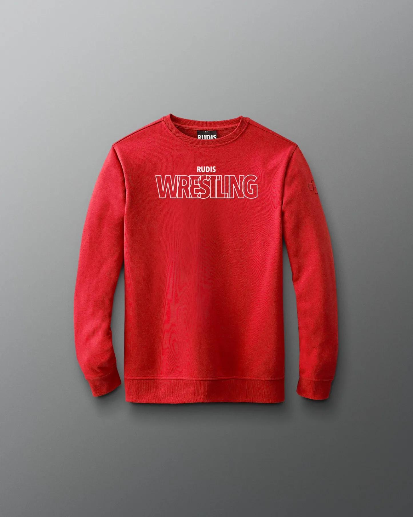 Hoodies & Pullovers>RUDIS Wrestling Overlap Youth Elite Terry Crewneck