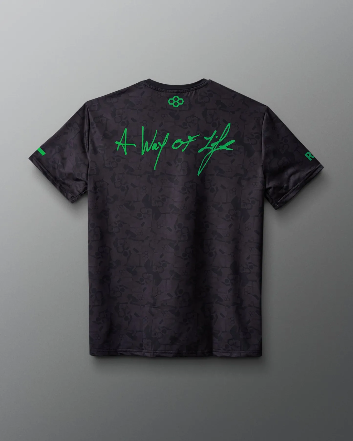 Shirts & Tees|Shirts & Tees>RUDIS Wrestling Wordmark Black Camo Sublimated T-Shirt