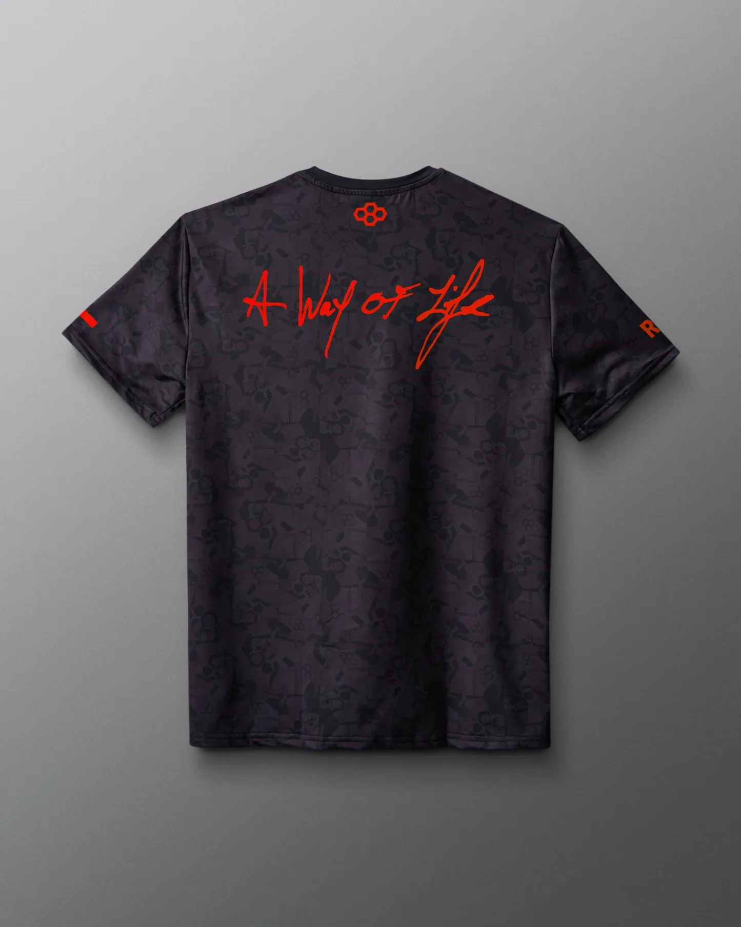 Shirts & Tees|Shirts & Tees>RUDIS Wrestling Wordmark Black Camo Sublimated T-Shirt