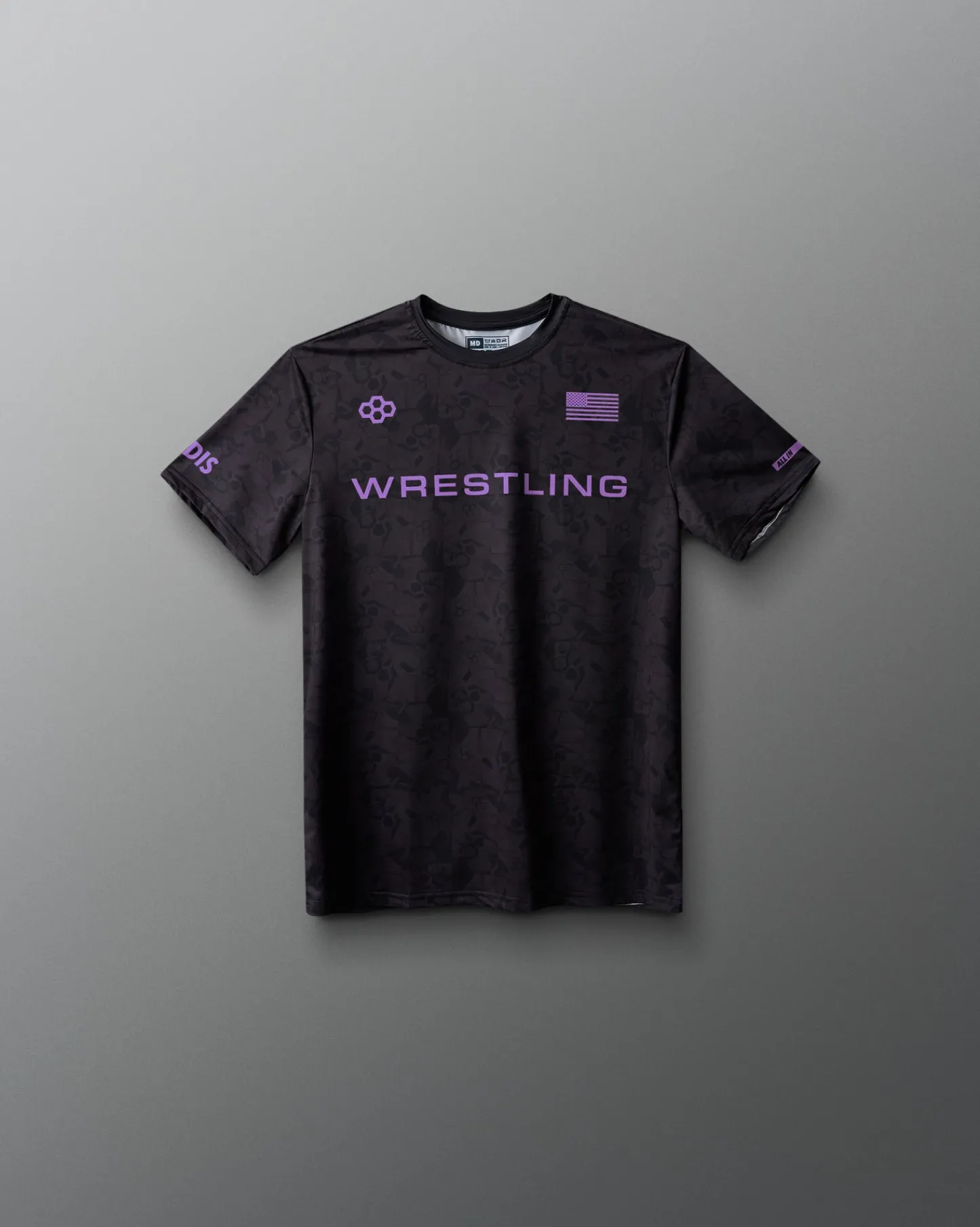 Shirts & Tees>RUDIS Wrestling Wordmark Black Camo Youth Sublimated T-Shirt