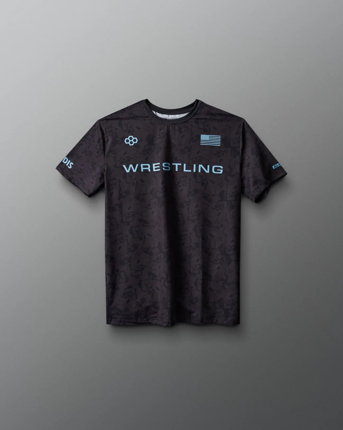 Shirts & Tees>RUDIS Wrestling Wordmark Black Camo Youth Sublimated T-Shirt