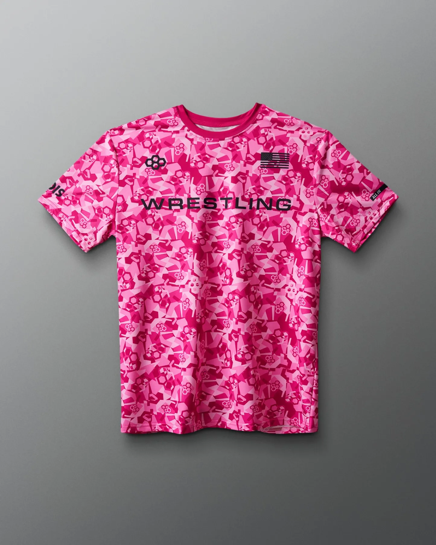 Shirts & Tees|Shirts & Tees>RUDIS Wrestling Wordmark Camo Sublimated T-Shirt