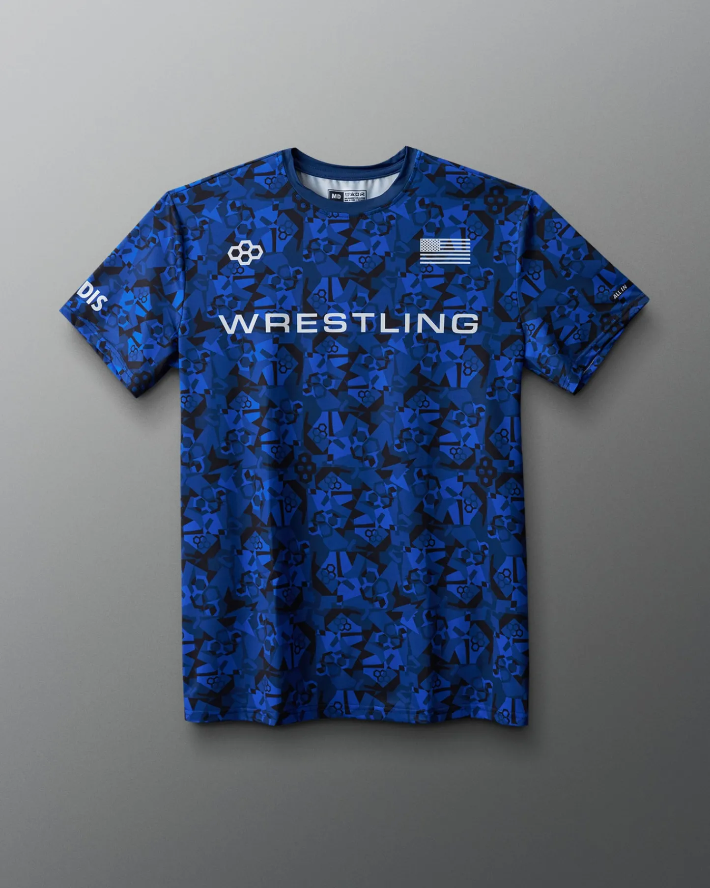 Shirts & Tees|Shirts & Tees>RUDIS Wrestling Wordmark Camo Sublimated T-Shirt